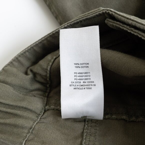 ✨ ARITZIA TNA Cargo Jogger Utility Cotton Twill Khaki Mossy Stone Green - Picture 15 of 15